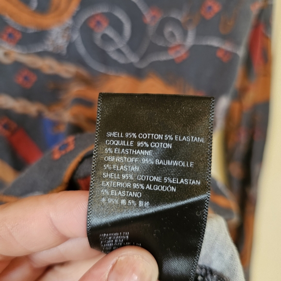 Anthropologie Adventurer Horse Equestrian Western Country Mock Neck Top - Picture 6 of 10